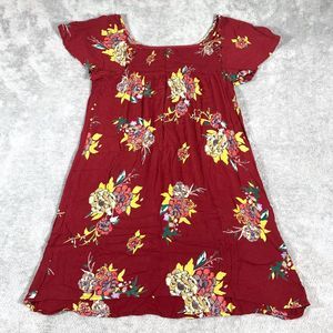 Patreons Of Peace Floral Colorful Crepe Dress Size Large Women’s